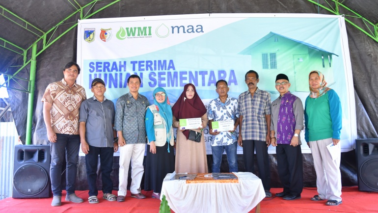 YWMI Serah Terimakan Bantuan 50 Hunian Sementara