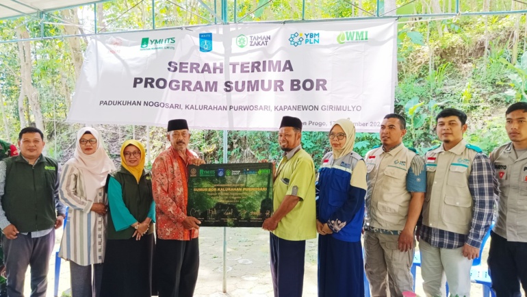 Serah Terima Pembangunan Sumur Bor dan jaringan air bersih di Dusun Nogosari, Kulonprogo