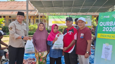 MAA International Salurkan 20 Ekor Sapi Qurban ke Lombok Timur