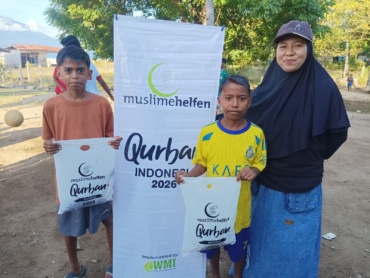 Muslimehelfen Jerman Salurkan 12 Ekor Sapi Kurban di Flores Timur